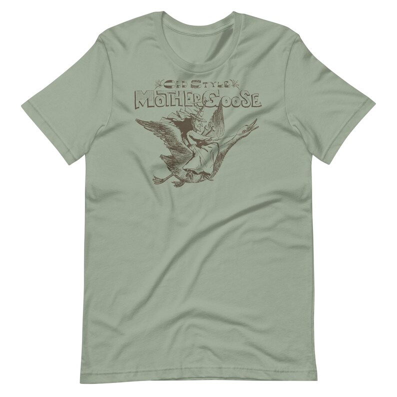 Vintage Mother Goose T-Shirt – 1890 Illustration | Old Style Fairy Tale Graphic Tee