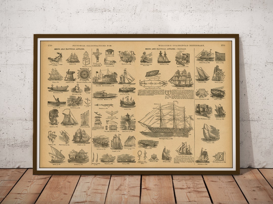 1906 Ships and Nautical POSTER! (up to 24