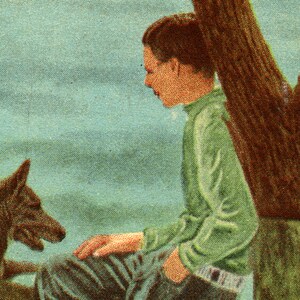 Vintage Rin Tin Tin POSTER up to 24 x 36 Story Book 1927 Antique German Shepherd Dogs Kids Children Bedroom Artwork image 6