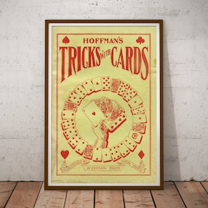 1930 Hoffmans Tricks mit Kartendruck – Magie – Zauberer