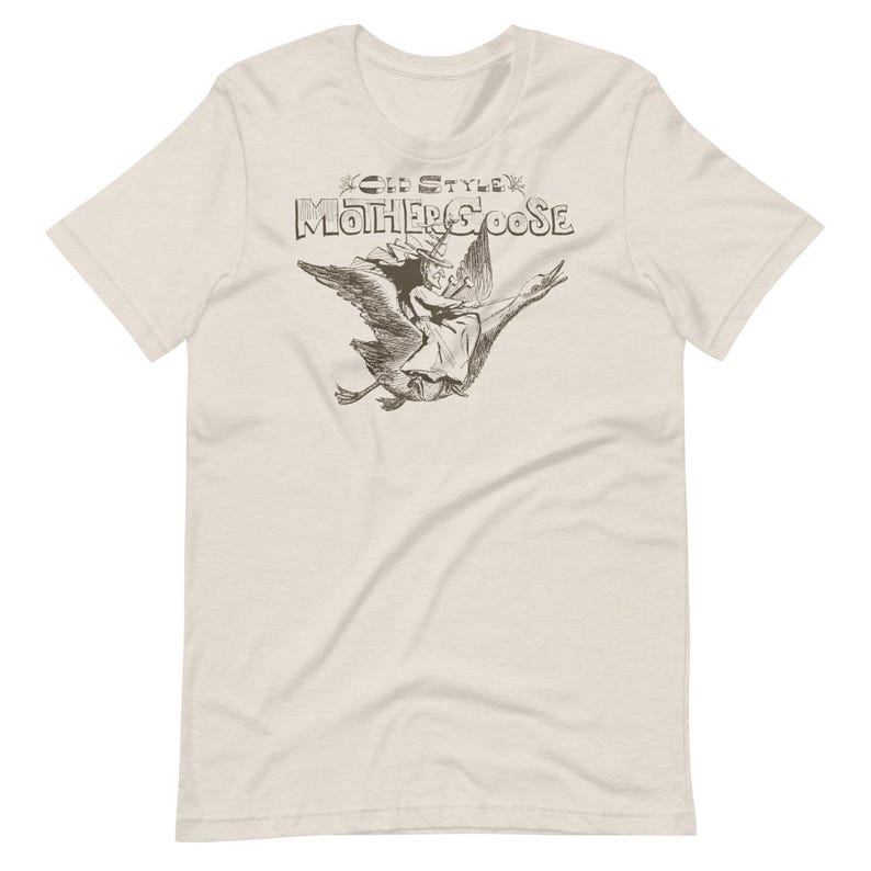 Vintage Mother Goose T-Shirt – 1890 Illustration | Old Style Fairy Tale Graphic Tee