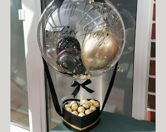 Geburtstagsgeschenk/Hochzeitstag Geschenk/Ballongeschenk /Geschenk Frauen/Männer/Ballon personalisiert/Verlobungsgeschenk/Ballonbox/Ballons