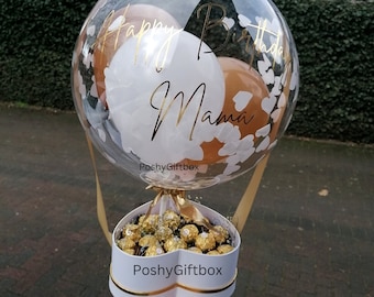 Ballon Geschenk/Valentinsgeschenk/Hochzeitsgeschenk/Geschenkbox für Frauen/Geburtstagsgeschenk Freundin/Mama/Schwester/Gute Besserung