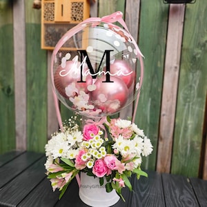 Ballongeschenk mit Entspannungsbox/Sinnvolle Geschenke für Frauen/Geburtstagsgeschenk Frauen/Wellnessset für Frauen/Wellness Box/Pflege Set