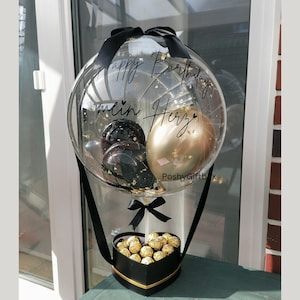 Geburtstagsgeschenk/Hochzeitstag Geschenk/Ballongeschenk /Geschenk Frauen/Männer/Ballon personalisiert/Verlobungsgeschenk/Ballonbox/Ballons