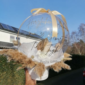 Ballon Personalisiert BOHO/Ballon Geschenk/Hochzeitsgeschenk BOHO/Ästhetische Geschenke/Geburtstagsgeschenk BOHO/Valentinstag Geschenk