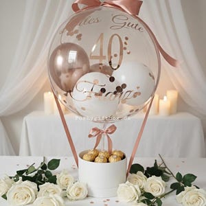 Ballon Geschenk/Ehefrau Geschenkset/Wellness Box/Geschenkbox für Frauen/Geburtstagsgeschenk Freundin/Mama/Schwester/Valentijnsgeschenk/Rose