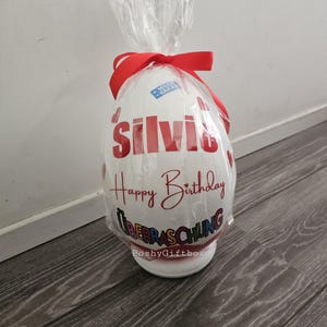 Personalisiertes XXL Überraschungsei/XXL Überraschungsei/Überraschungsei XXL/Ü-ei Geburtstag/Muttertagsgeschenk/Weihnachtsgeschenk/9Designs 2