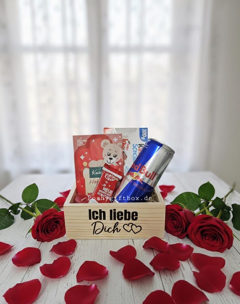 Geschenkkörbchen/Kleines Geschenk/Holz Geschenkkorb/Kleine Auszeit/Holzkorb/Kleines Dankeschön/Abschied Geschenk/Männer Wellness/Präsentkorb 2