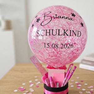 Ballon mit Acrlyfarben /Geschenk Hochzeit,Geburtstag,Abschluss,Abschied/Personalisierter Ballon/Individuelles Geschenk/Partydekoration 画像 5