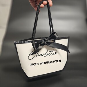 Geschenktaschen mit Namen/Eine Kleinigkeit Tüte/Geschenktüte /Geschenkverpackung JGA/Goodies Bag/JGA Beutel/Geschenktasche Geburtstag,Party image 4