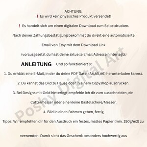 Hochzeitsposter/Geldgeschenk Hochzeit/ Eukakyptus/ Paarposter personalisierbar mit Namen und Datum/ Geld kreativ verpacken/Digital Download image 2