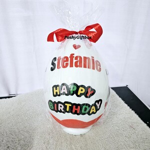 Überraschungsei xxl personalisiert
Einschulungs geschenk 
Geburtstag Jugendweihe