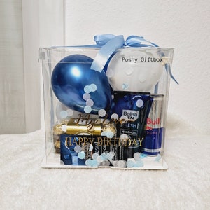 Personalisiert Ballonbox /Geschenk Scheiß aufs Alter/Wellnessset/Geschenkset Männer/Weihnachtsgeschenk/Geburtstagsgeschenk/Valentinsgeschenk