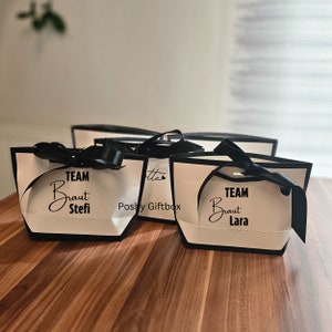Geschenktaschen mit Namen/Eine Kleinigkeit Tüte/Geschenktüte /Geschenkverpackung JGA/Goodies Bag/JGA Beutel/Geschenktasche Geburtstag,Party image 6