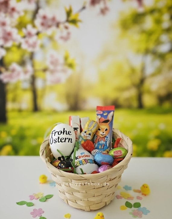 Geschenkkörbchen/Kleines Geschenk/Geschenkkorb Ostern/ Ostergrüße/Ostergeschenk Kinder/Hasenpost/Osterpräsent/Süßigkeiten Ostern