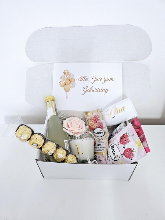 Geschenkbox für Frauen/Geschenk Beste Freundin,Kollegin,Schwester,Mama/Trauzeugin Geschenk/Geschenk Geburtstag, Abschied/Wellness Set Frauen