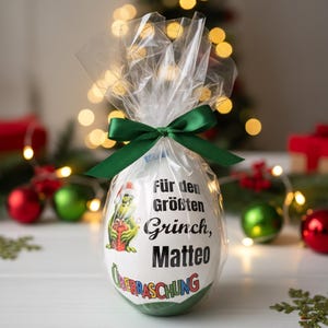 Personalisiertes XXL Überraschungsei /Ü-Ei/XXL Überraschungsei mit Motiven/18 Geburtstag /Geschenk Geburtstag/11 Designs/Weihnachtsgeschenk Wie Bild 3