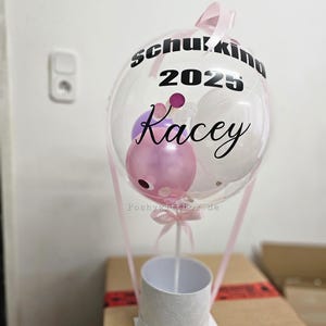 Schulkind Ballon/Geschenk zur Einschulung/Schulkind Geschenk/Geschenkbox zum ersten Schultag/Endlich Schulkind Ballon/Schultüte Einschulung image 5