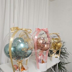 Balloncadeau " JUGENDWEIHE"/Geschenk Kommunion,Konfirmation,Taufe,Einschulung/Geburtstagsgeschenk/Ballon Personalisiert/Ballon Grüße afbeelding 9