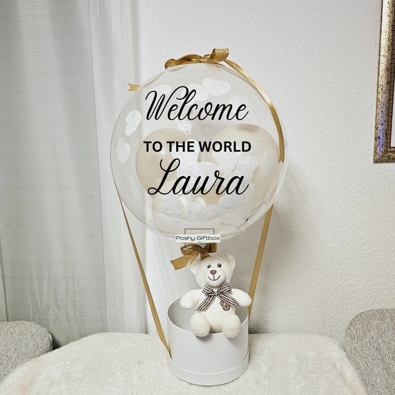 Ballon Geschenk BABY/Geschenkballon zur Geburt/Baby Ballon/Geschenk zur Taufe/Willkommen Baby /Baby Geld Geschenk/Neugeborene Geschenk