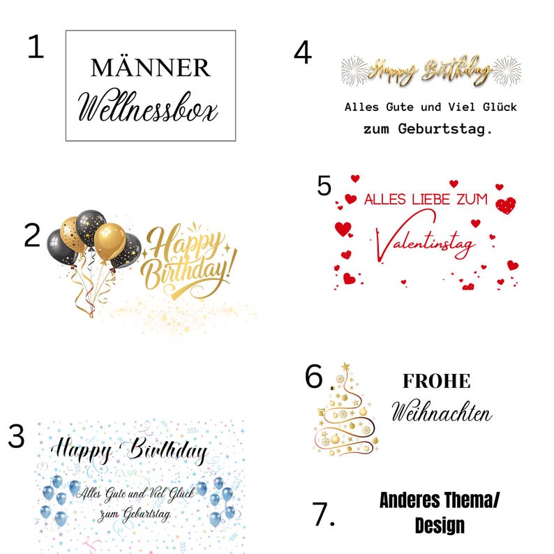 Männer Wellnessbox Personalisiert/Geschenk für Männer/4 Designs/Wellness Set für Freund/Weihnachten,Geburtstagsgeschenk für Ihn/Pflege Box image 3