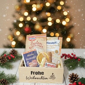 Geschenkkörbchen/Kleines Geschenk/Holz Geschenkkorb/Kleine Auszeit/Holzkorb/Kleines Dankeschön/Abschied Geschenk/Männer Wellness/Präsentkorb 5