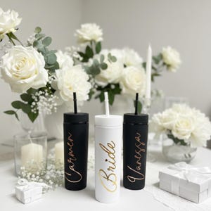 480ml Trinkbecher mit Deckel und Strohhalm/doppelwandiger/ Reisebecher/JGA Geschenk/Kaffeebecher personalisiert/Party Becher/Trinkbecher image 8