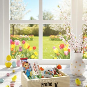Geschenkkörbchen/Kleines Geschenk/Holz Geschenkkorb/Kleine Auszeit/Holzkorb/Kleines Dankeschön/Abschied Geschenk/Männer Wellness/Präsentkorb 4