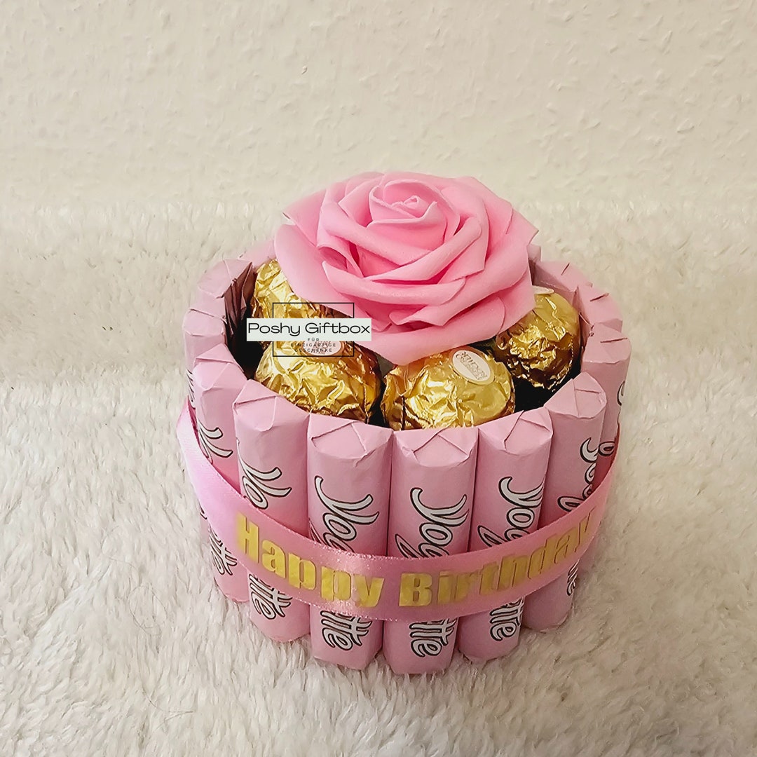 Pralinentorte Klein/yogurette Geschenk Mit Ferrero Rocher ...