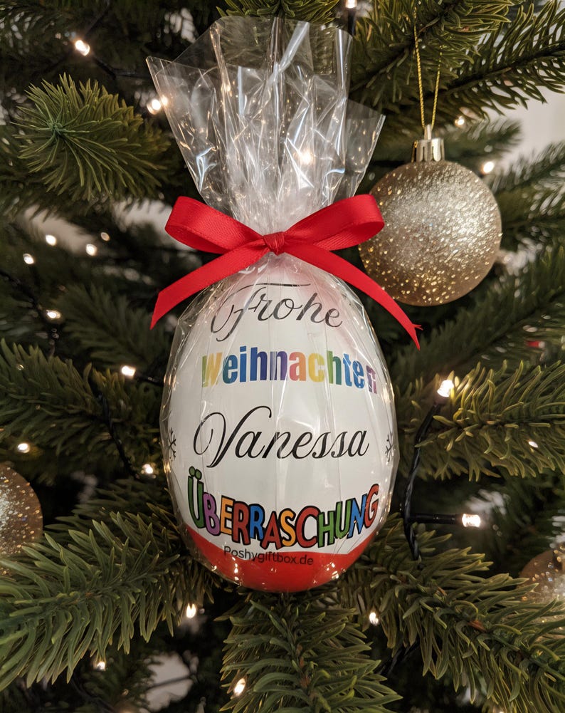 Personalisiertes XXL Überraschungsei /Ü-Ei/XXL Überraschungsei mit Motiven/18 Geburtstag /Geschenk Geburtstag/11 Designs/Weihnachtsgeschenk Wie Bild 4