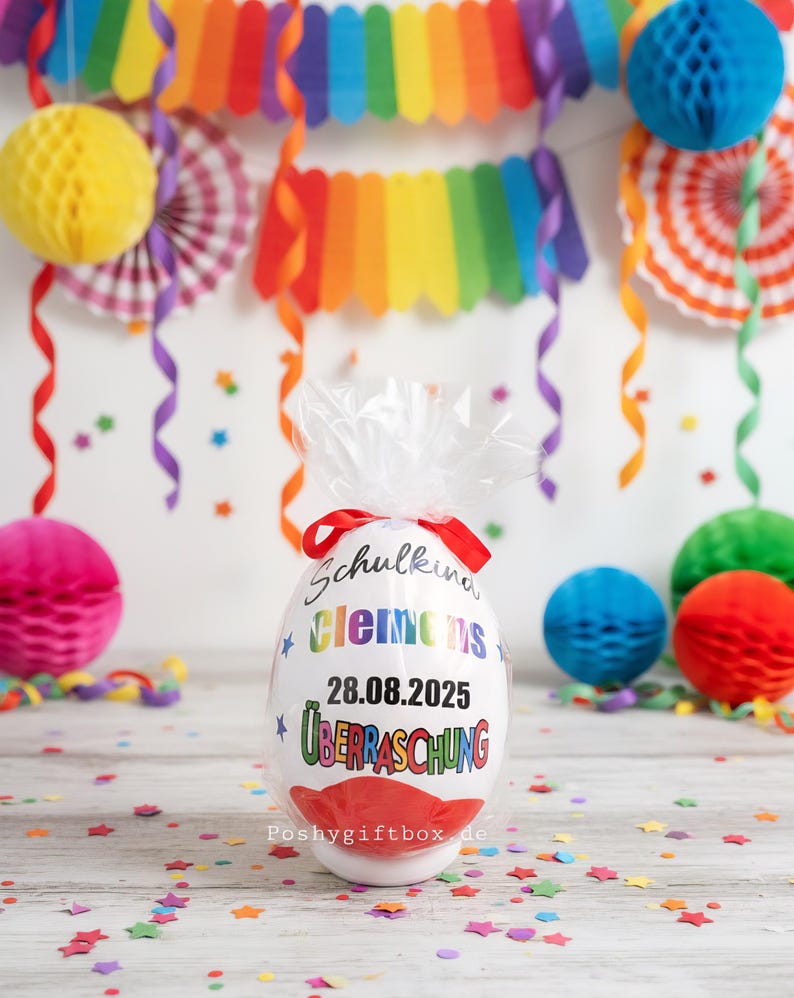 Personalisiertes XXL Überraschungsei /Ü-Ei/XXL Überraschungsei mit Motiven/18 Geburtstag /Geschenk Geburtstag/11 Designs/Weihnachtsgeschenk Wie Bild 11