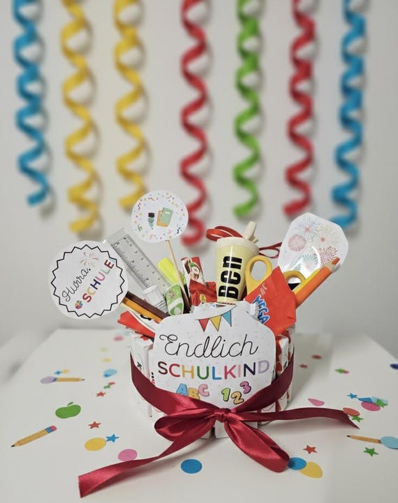 Einschulungstorte/Geschenk zur Einschulung/ Schultüten/Zuckertüte/Schuleinführung/Schulkind 2026/Erster Schultag/Einschulungsfeier  Deko
