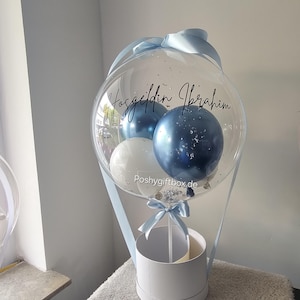 Geburtstagsgeschenk/Hochzeitstag Geschenk/Ballongeschenk /Geschenk Frauen/Männer/Ballon personalisiert/Verlobungsgeschenk/Ballonbox/Ballons image 10
