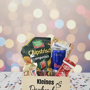 Geschenkkörbchen/Kleines Geschenk/Holz Geschenkkorb/Kleine Auszeit/Holzkorb/Kleines Dankeschön/Abschied Geschenk/Männer Wellness/Präsentkorb image 7
