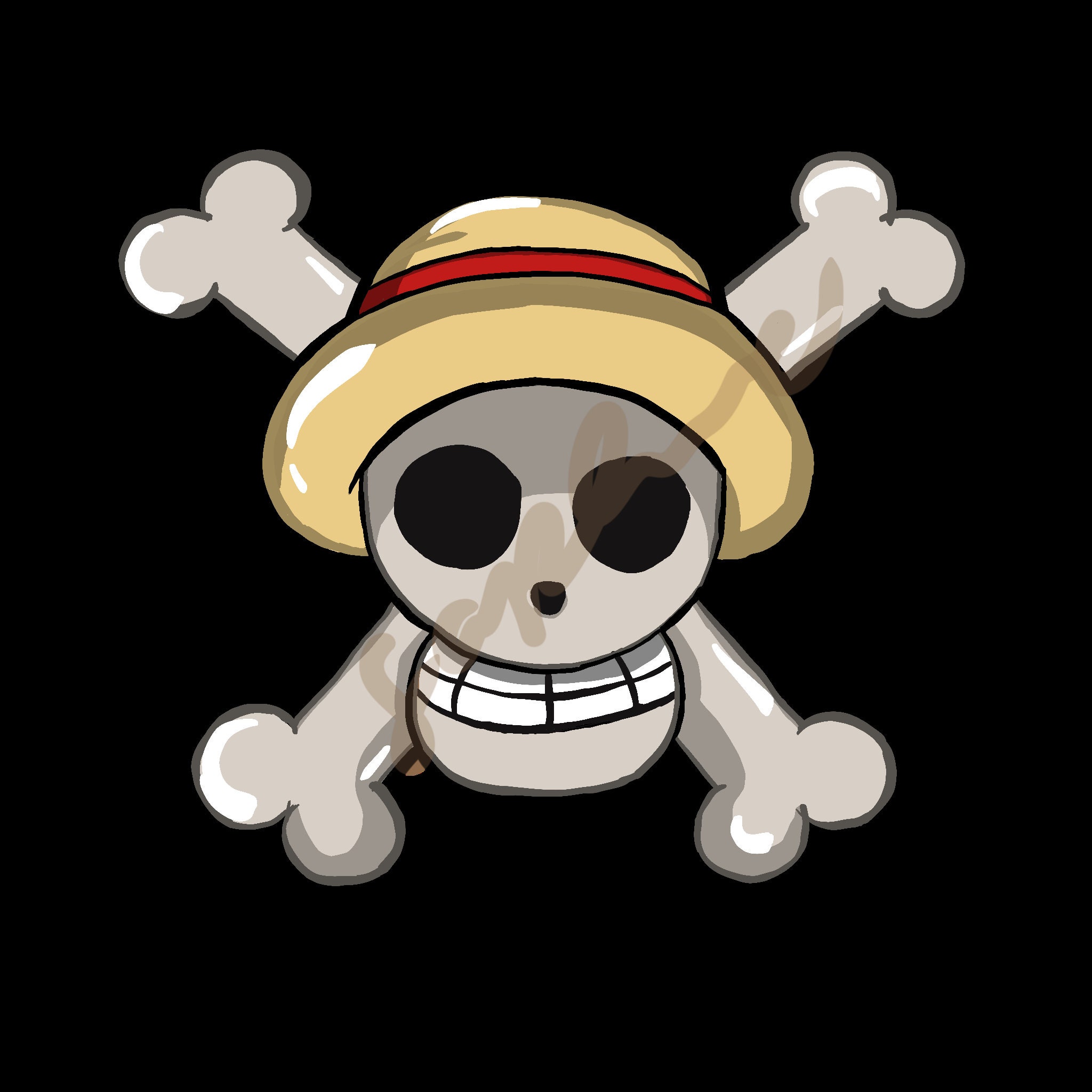One Piece Twitch Emote // Skull Badge - Etsy