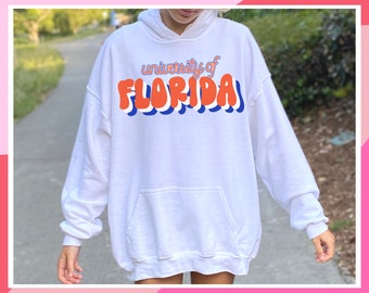 CUSTOM College Sweatshirt Crop Top Hoodie Crewneck Game Day Apparel Trendy Sleeve Design Tailgate Football ANY SCHOOL