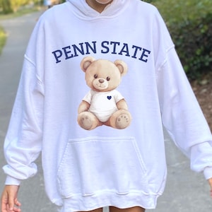 CUSTOM College Sweatshirt College Merch Crop Top Hoodie Game Day College Apparel Tailgate Bed Party College Acceptance Gift ANY SCHOOL