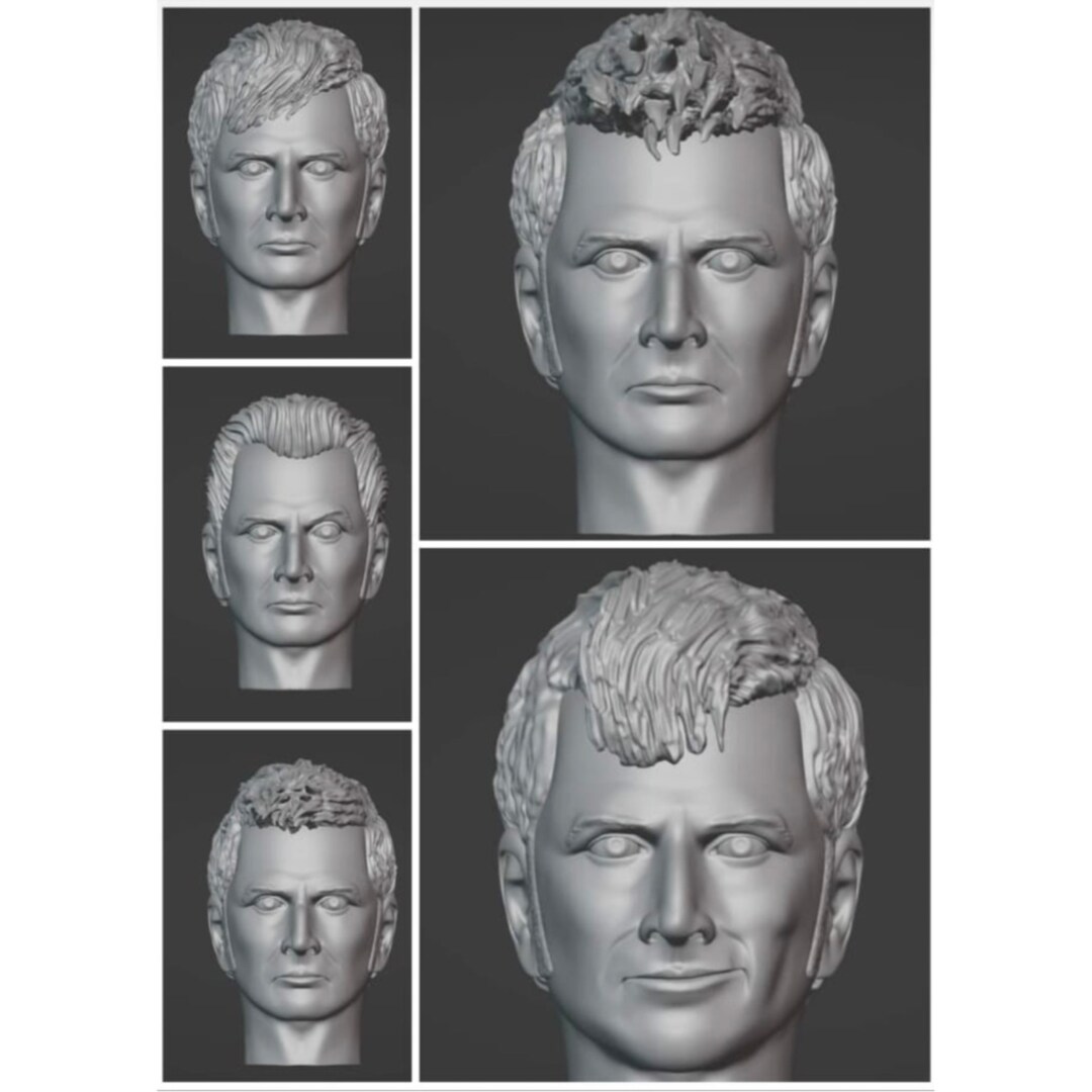 10th Doctor Head various - Etsy UK