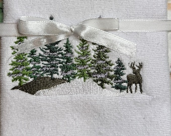 Woodland Deer Baby Bib