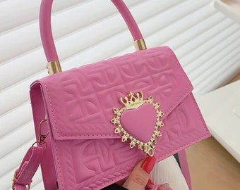 Bolso blanco, Bolso cuadrado, Bolso con decoración de corazón, Bolso verde, Bolso caqui, Bolso rosa, Bolso de lujo, Bolso bandolera, Bolso con asa superior, Mini bolso