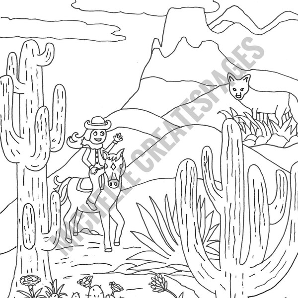 Sedona Coloring Page - Etsy
