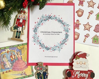 Christmas Characters Activity Pack, Christmas Unit Study