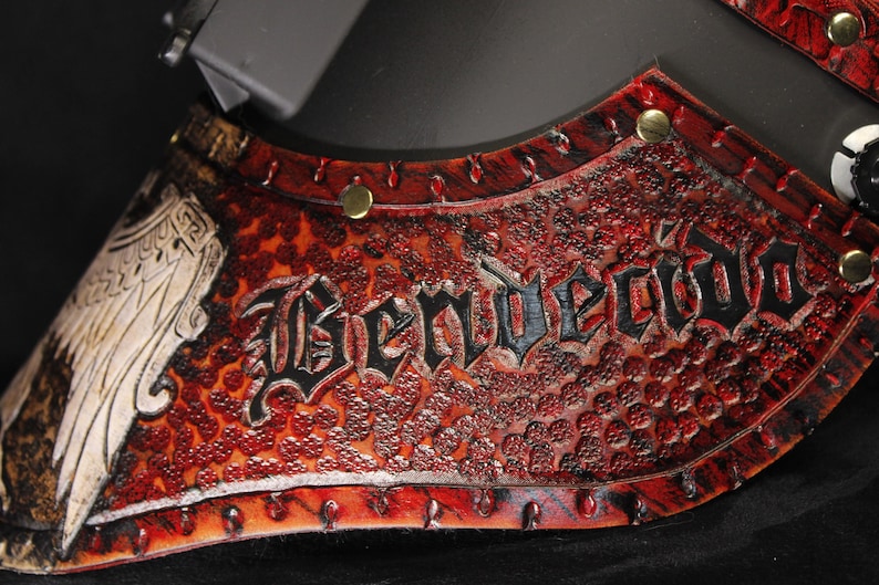 Lasmasker, lasmuts, #customleathermask, laskap, suikerschep, sugarscoopweldingmask, lassen, gelaatsscherm, leren lasmasker afbeelding 8