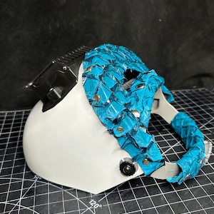 Welding mask, weldingmask , #customleathermask ,weldinghood  ,sugarscoop ,sugarscoopweldingmask ,welding ,faceshield, leather welding mask,