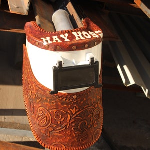 Welding mask, weldingmask , #customleathermask ,weldinghood  ,sugarscoop ,sugarscoopweldingmask ,welding ,faceshield, leather welding mask,