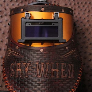 Welding mask, weldingmask , #customleathermask ,weldinghood  ,sugarscoop ,sugarscoopweldingmask ,welding ,faceshield, leather welding mask,