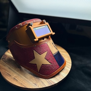 Kaptur spawalniczy z włókna metalowego, #customleathermask,spawalniczy,sugarscoop,sugarscoopweldingmask,spawalniczy,przyłbica,skórzana maska spawalnicza