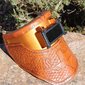 溶接マスク、溶接マスク、#customleathermask、溶接フード、sugarscoop、sugarscoopweldingmask、溶接、フェイスシールド、革製溶接マスク、