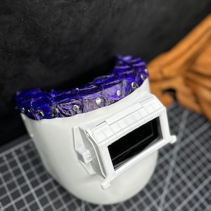 Welding mask, weldingmask , #customleathermask ,weldinghood  ,sugarscoop ,sugarscoopweldingmask ,welding ,faceshield, leather welding mask,